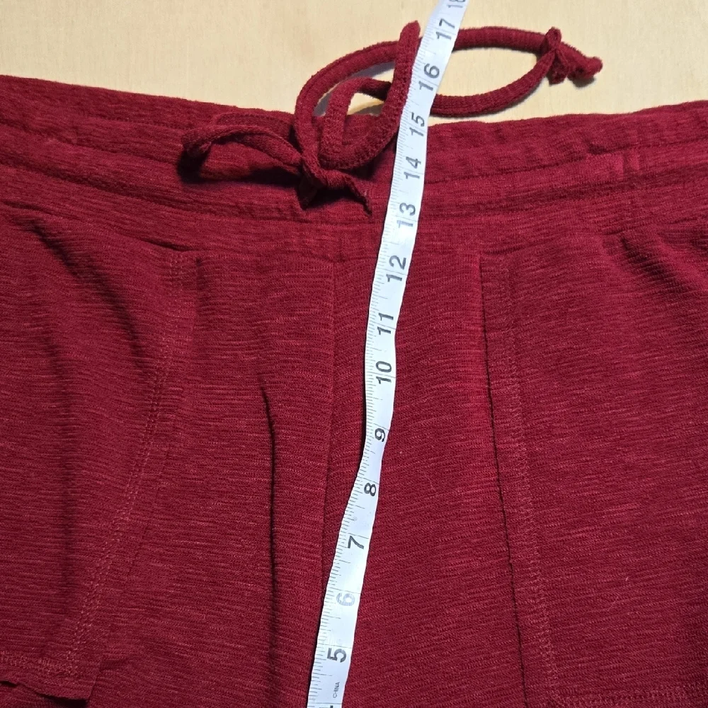 Z106 NWT Zenana Plus Slub Short Sleeve Tee and Lounge Pant Set Cabernet 1X 2X 3X - Picture 6 of 10